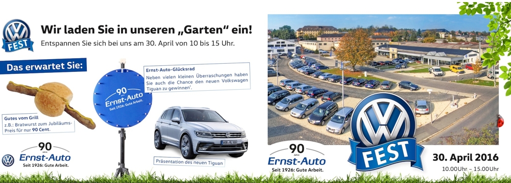 Volkswagenfest zum Firmenjubiläum