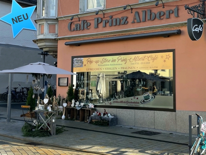Popupstore mit Weihnachts-Schlemmereien