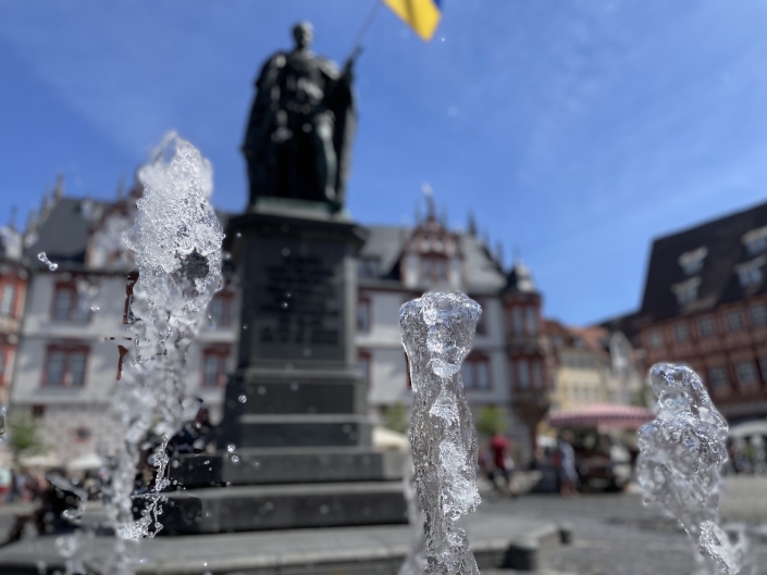 Kühles Nass beim Stadtbummel