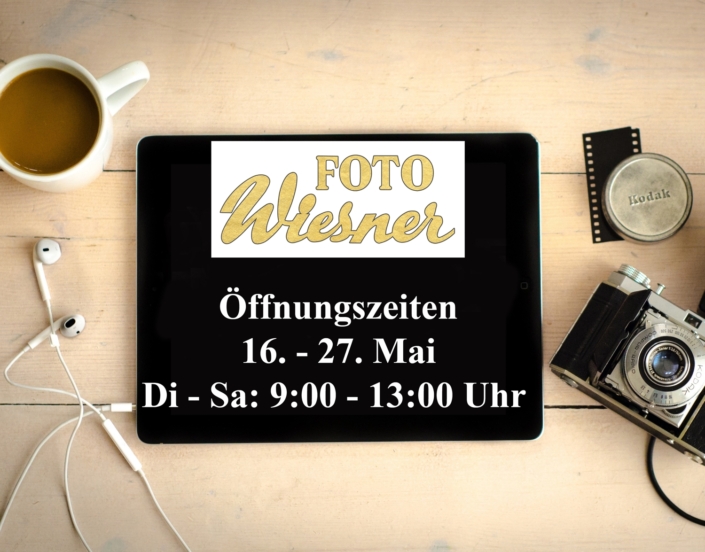Geänderte Öffnung im Mai